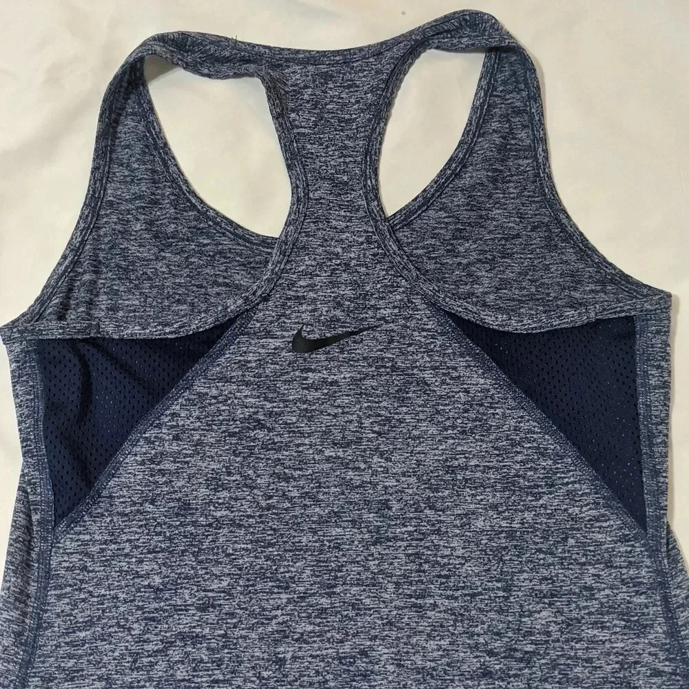 Nike Dri-Fit Racerback Tank Top, Color Blue/Gray Size S